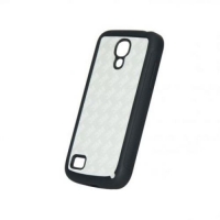 Чехол для Samsung S4 mini чёрный пластик со вставкой