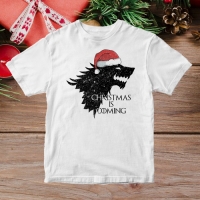 Новогодняя футболка "Christmas is coming"
