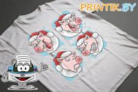 Футболка "SANTA CLAUS PIG"